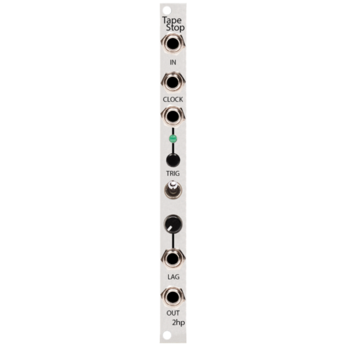 2hp Tape Stop Eurorack Clock-syncable Tape Effect Module (Silver)