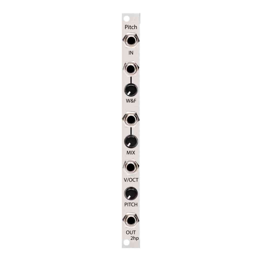 2hp Pitch Time-Domain Pitch Shifter Eurorack Module (Silver)