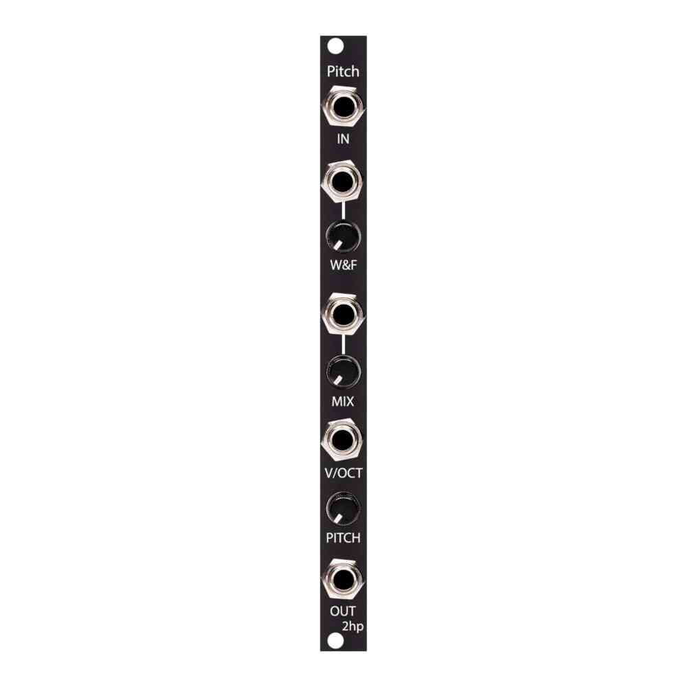 2hp Pitch Time-Domain Pitch Shifter Eurorack Module (Black)