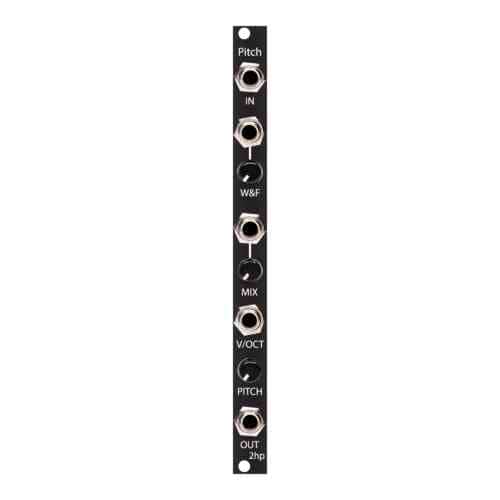 2hp Pitch Time-Domain Pitch Shifter Eurorack Module (Black)