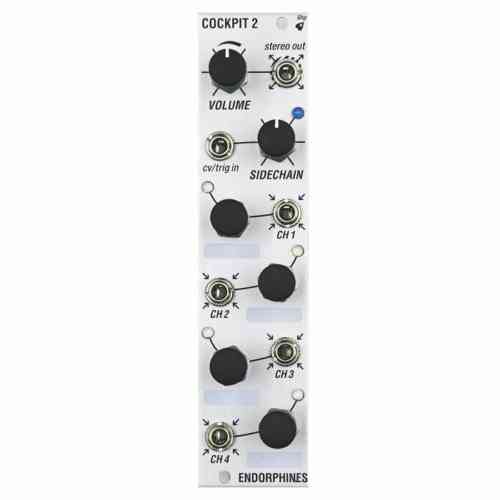 Endorphin.es Cockpit 2 Eurorack Mixer Module (3U – Silver)