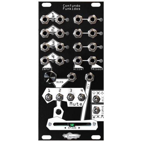 Noise Engineering Confundo Funkidos Eurorack Rhythm Crossfader Module (Black)