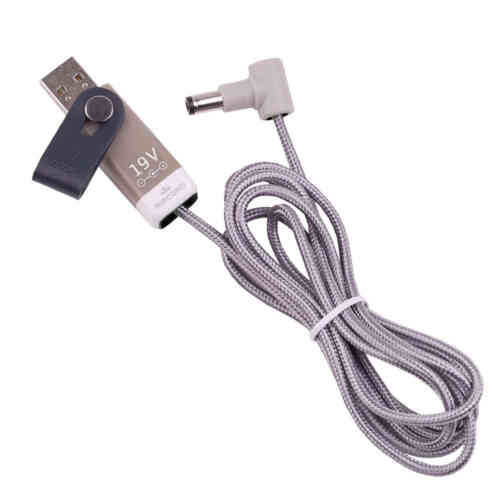 myVolts Ripcord USB to 19V+ DC Power Cable