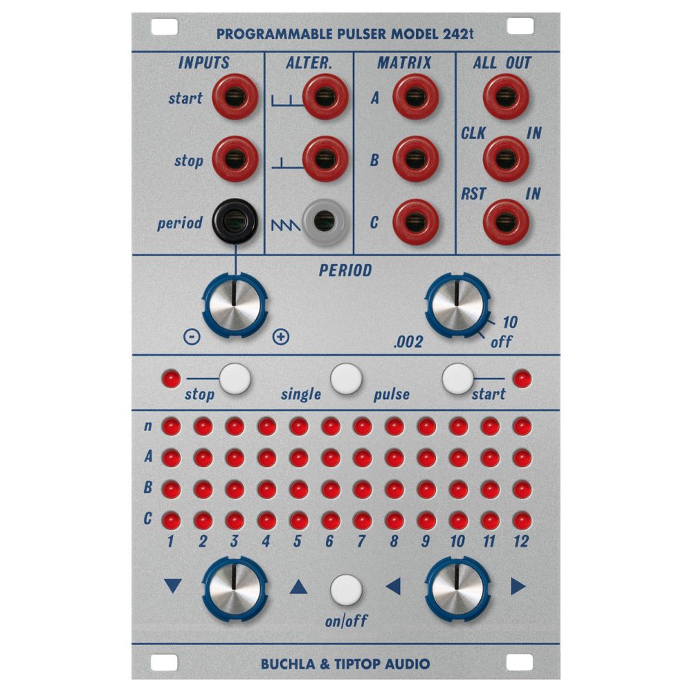 Buchla and TipTop Audio 242t Eurorack Programmable Pulser Module