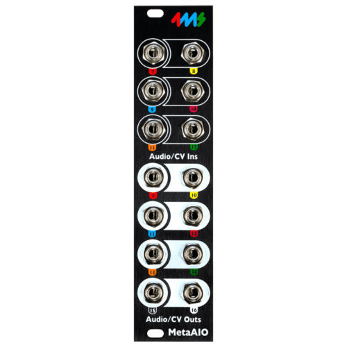 4ms MetaAIO Eurorack Audio CV Expander Module (MetaModule)