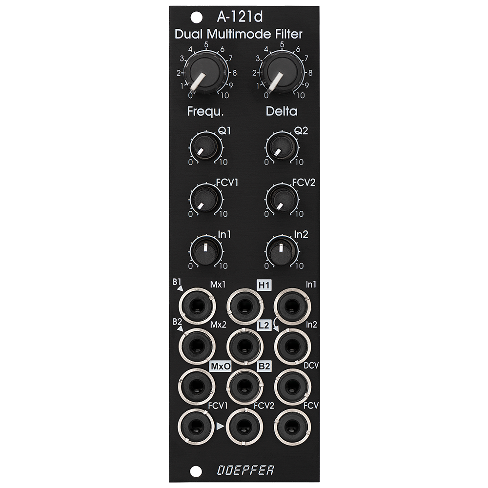 Doepfer A-121dV Eurorack Dual Multimode Filter Module (Vintage Black)