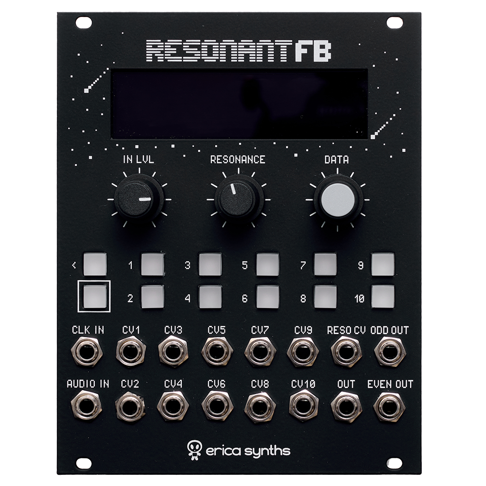 Erica Synths Graphic Resonant Filterbank Eurorack Filter Effect Module