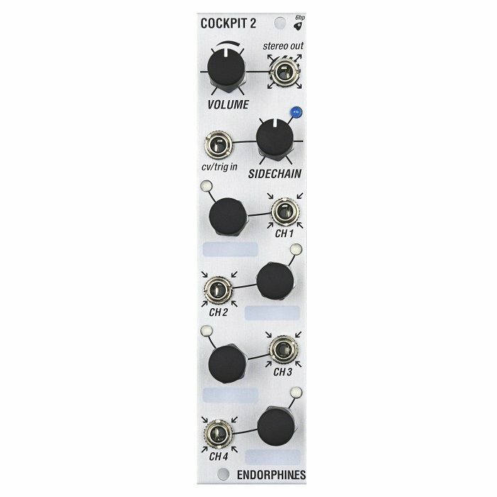 Endorphin.es Cockpit 2 Eurorack Mixer Module (3U – Silver)