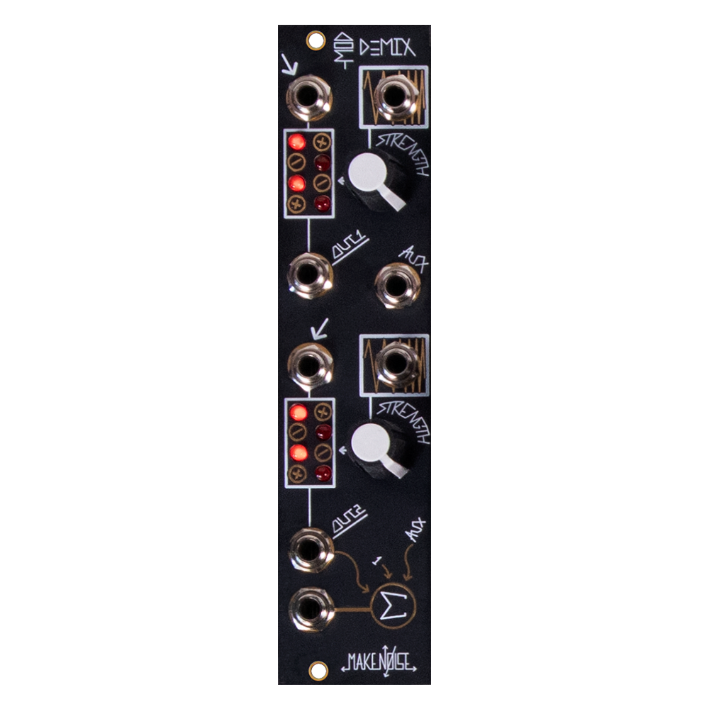 Make Noise modDemix Eurorack Ring Modulator and VCA Module (Black)