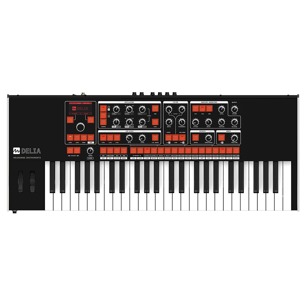 Melbourne Instruments Delia Motorised Morphing Polyphonic Desktop Synthesizer