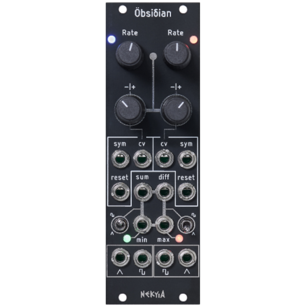 Nekyia Circuits Obsidian Eurorack Dual Complex LFO Module