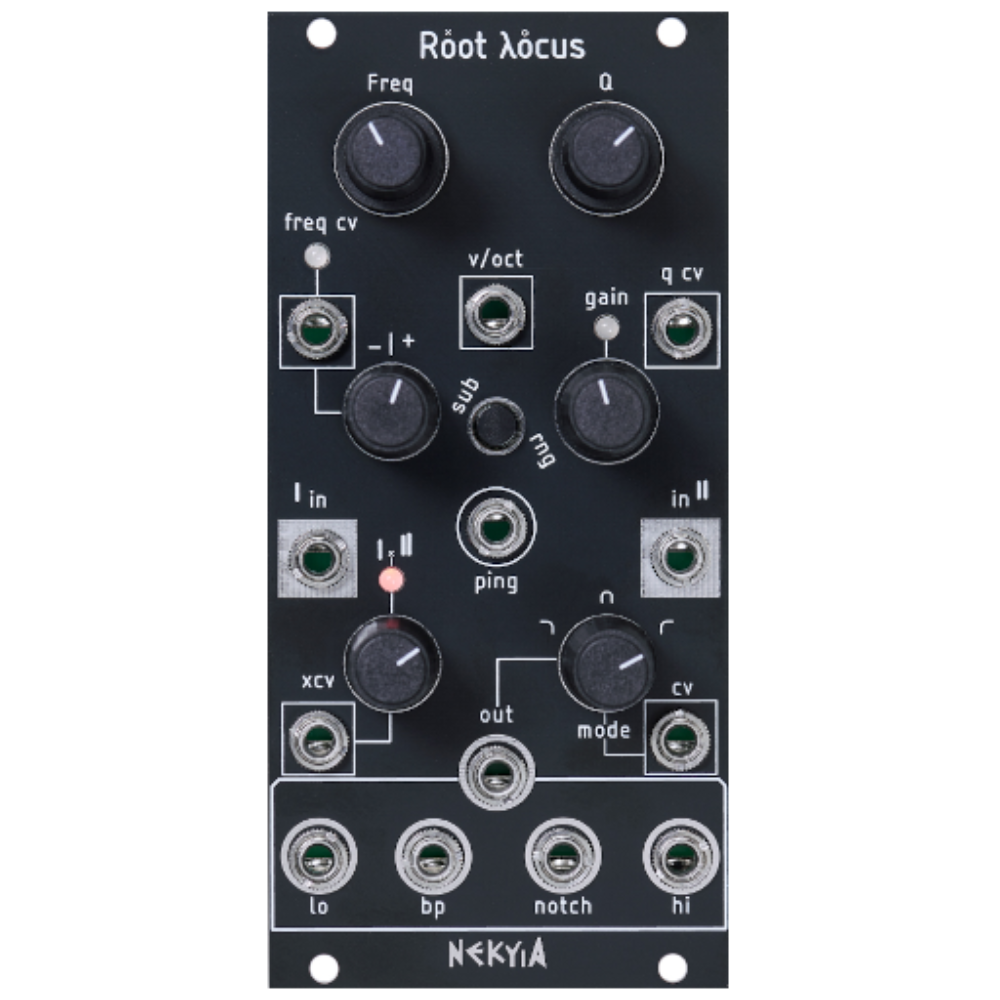 Nekyia Circuits Root Locus Eurorack Multimode Filter Module