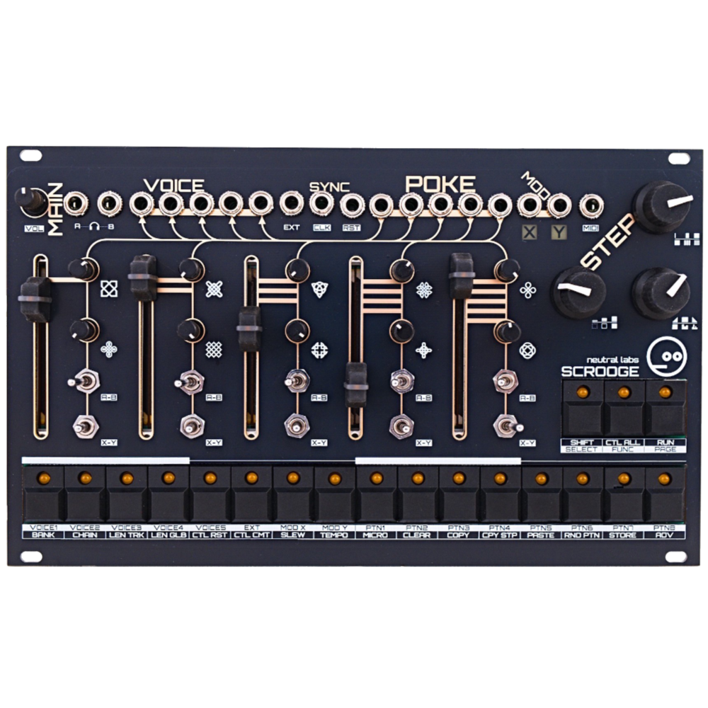 Neutral Labs Scrooge Eurorack Sequenced Malfunction Generator Module