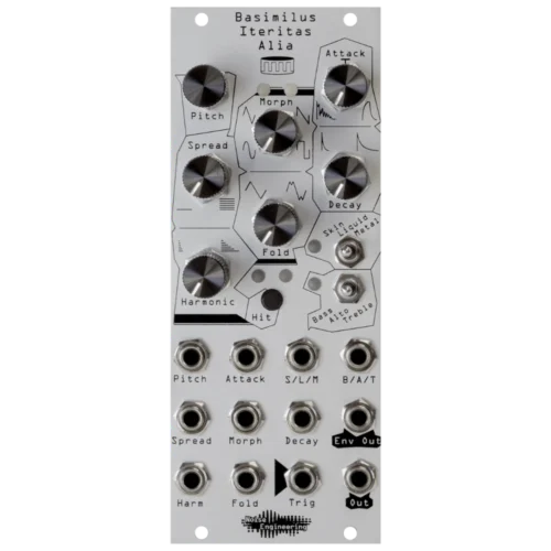 Noise Engineering Basimilus Iteritas Alia Eurorack Drum Synthesizer Module (Silver)