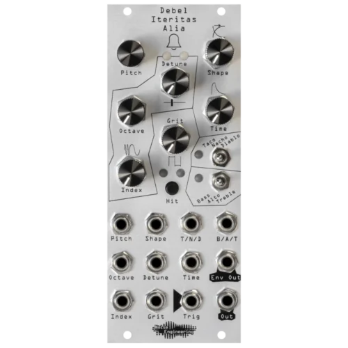 Noise Engineering Debel Iteritas Alia Eurorack Drum Synthesizer Module (Silver)