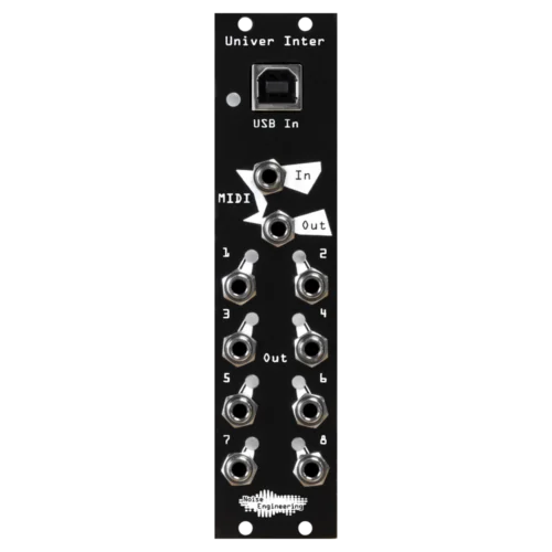 Noise Engineering Univer Inter Eurorack Flexible MIDI To CV Module (Black)