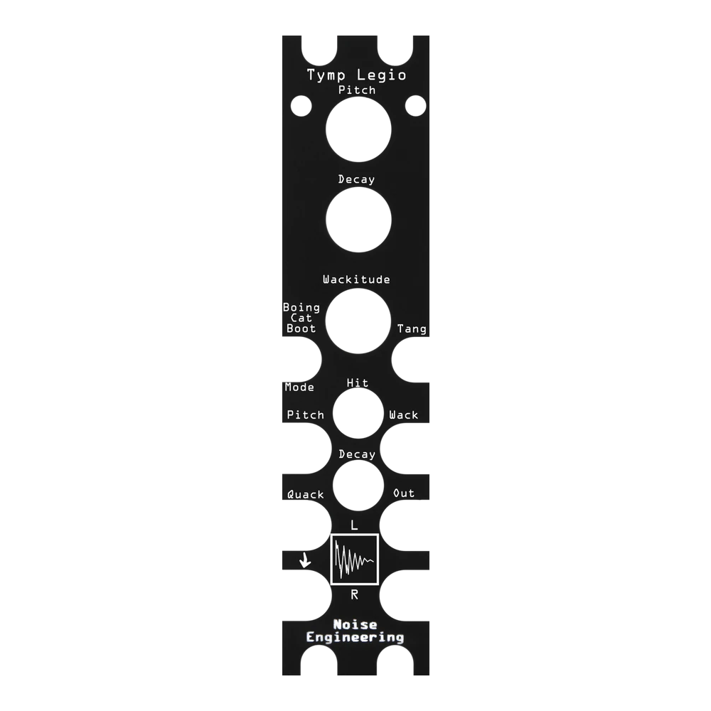 Noise Engineering Tymp Legio Overlay Panel (Black)