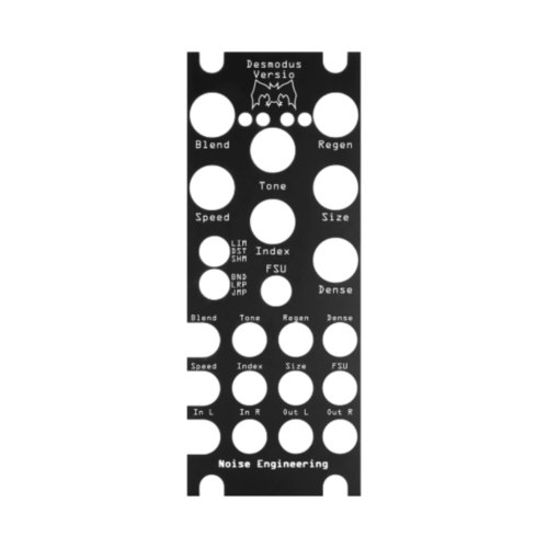 Noise Engineering Desmodus Versio Overlay Panel (Black)