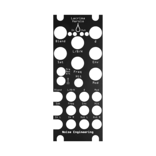 Noise Engineering Lacrima Versio Overlay Panel (Black)