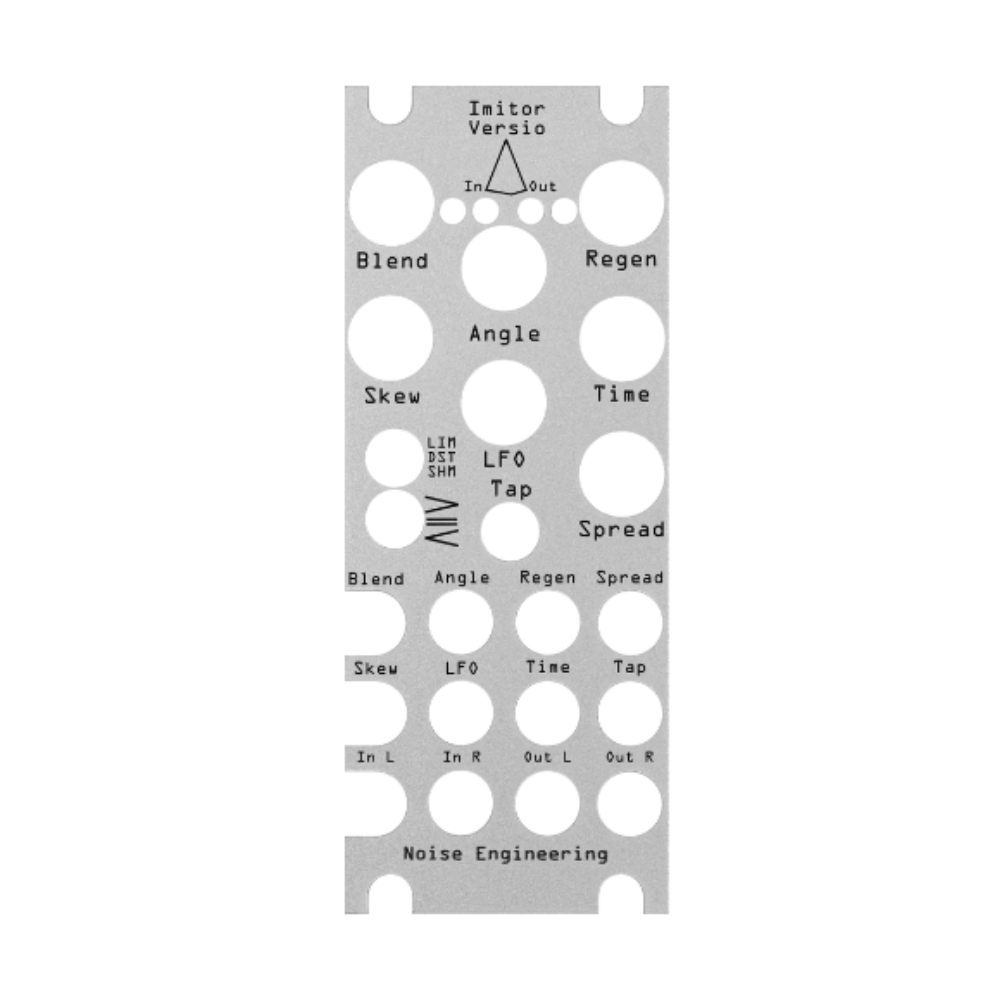 Noise Engineering Imitor Versio Overlay Panel (Silver)