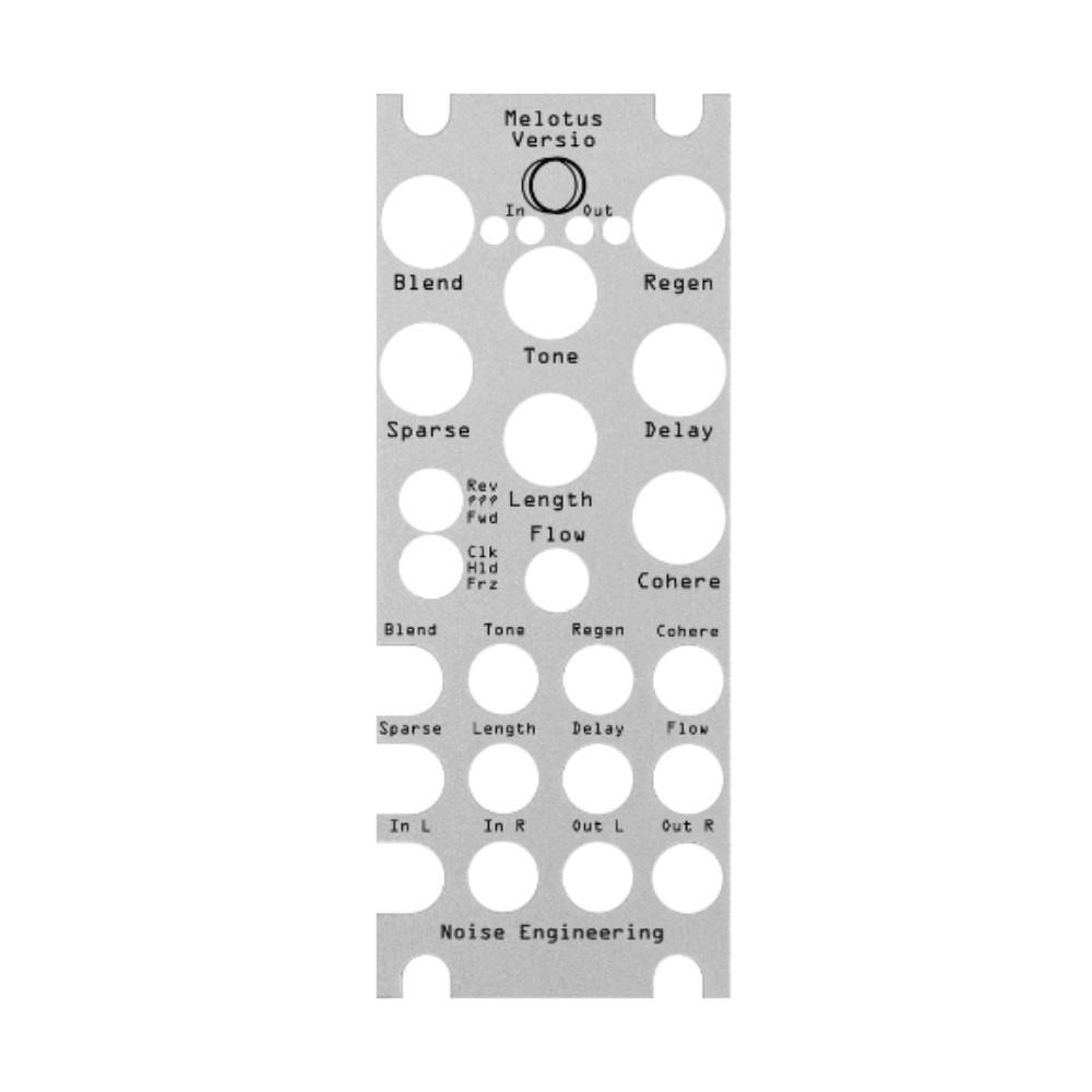 Noise Engineering Melotus Versio Overlay Panel (Silver)