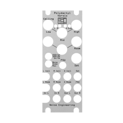 Noise Engineering Polydactyl Versio Overlay Panel (Silver)
