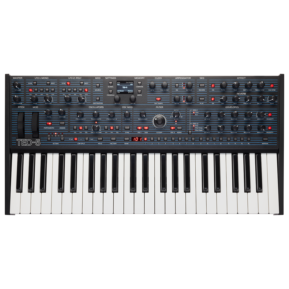 Oberheim TEO-5 Polyphonic Analogue Desktop Synthesiser