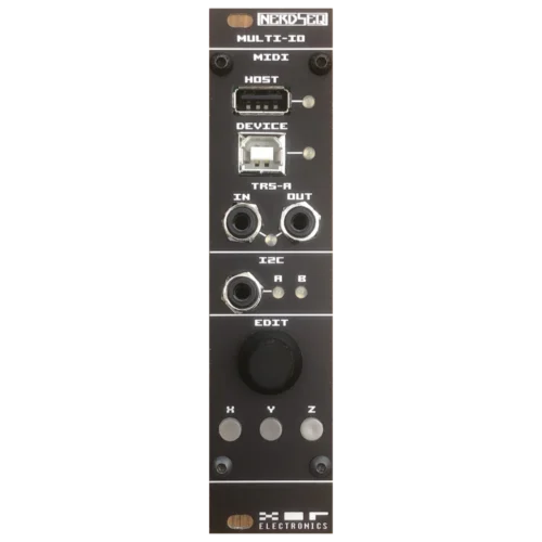 XOR Electronics NerdSEQ Multi-IO Expander Eurorack Module (Black)
