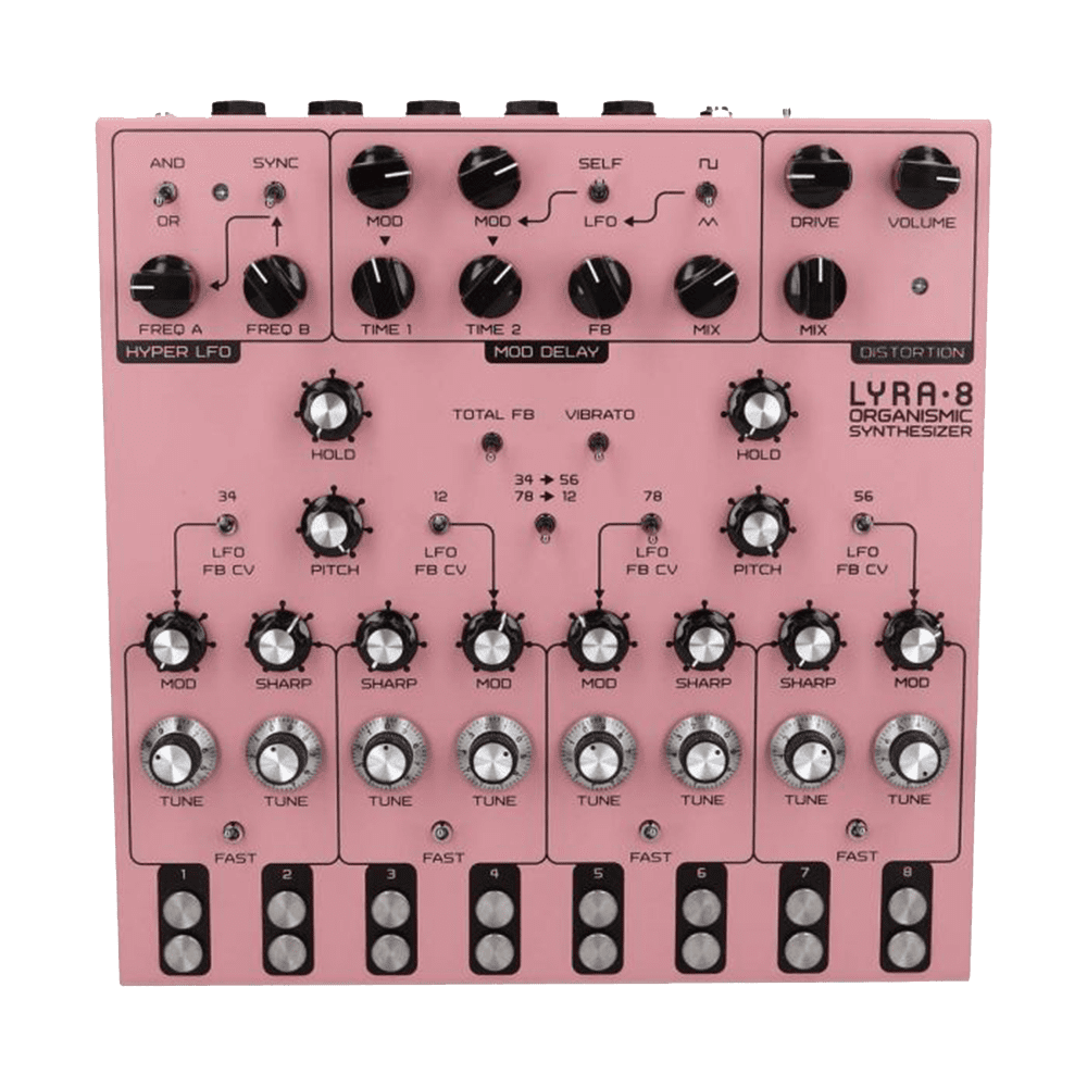 Soma Laboratory Lyra-8 Organismic Analog Synthesizer (Pink)