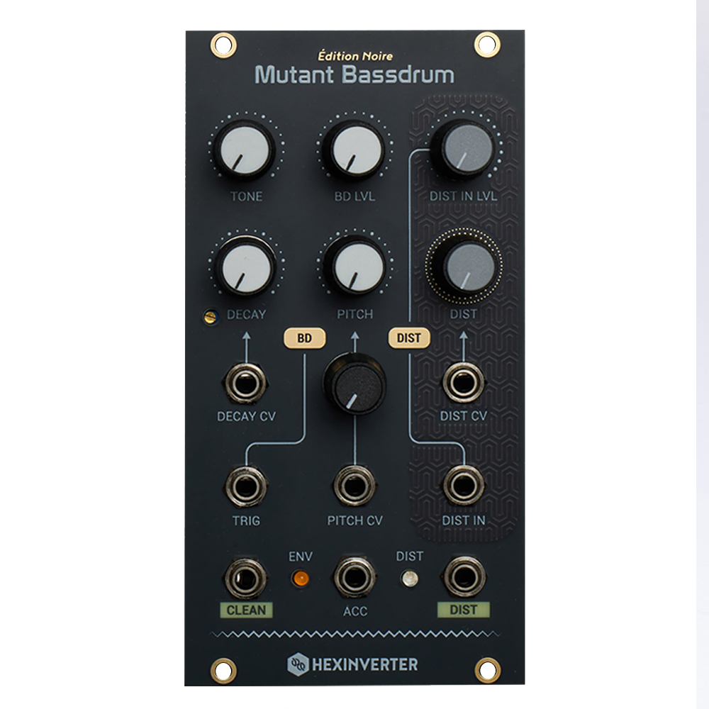 Hexinverter Electronique Mutant Bassdrum Eurorack Module