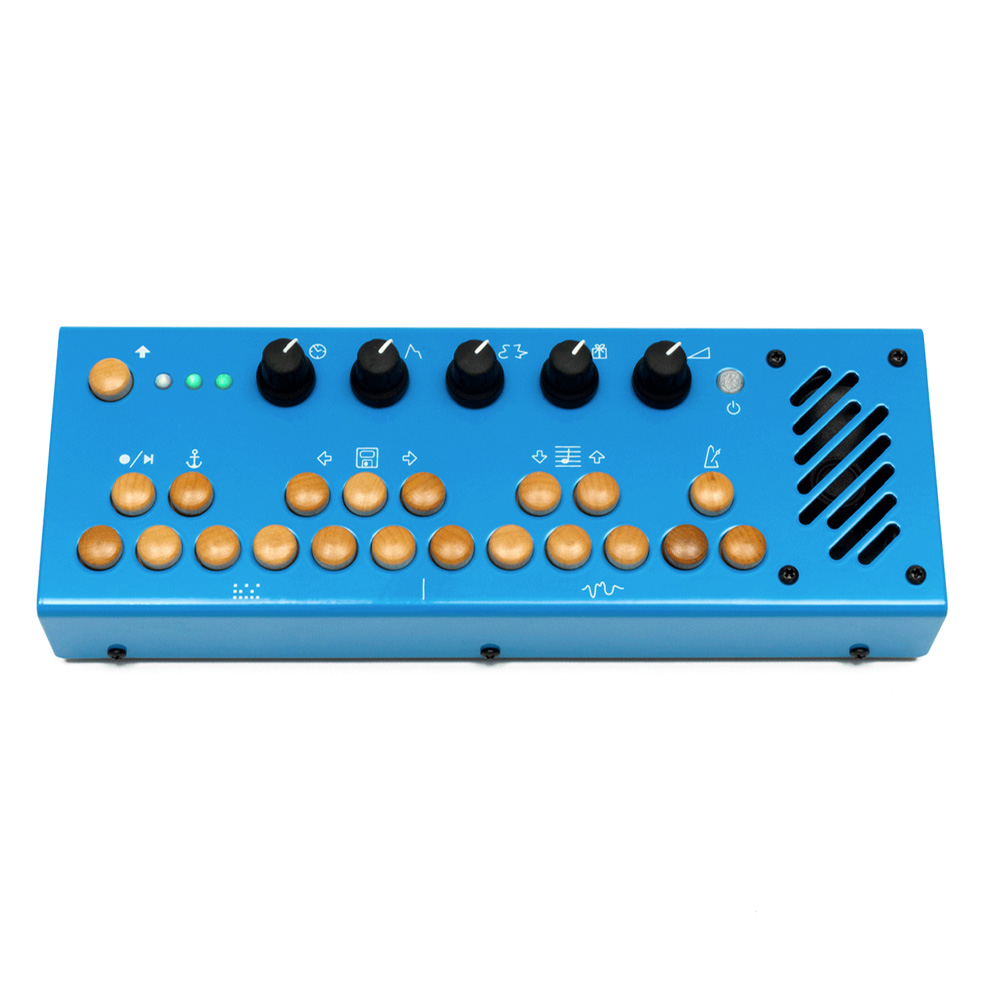 Critter & Guitari 201 Pocket Piano Desktop Polyphonic Synthesizer (Blue)