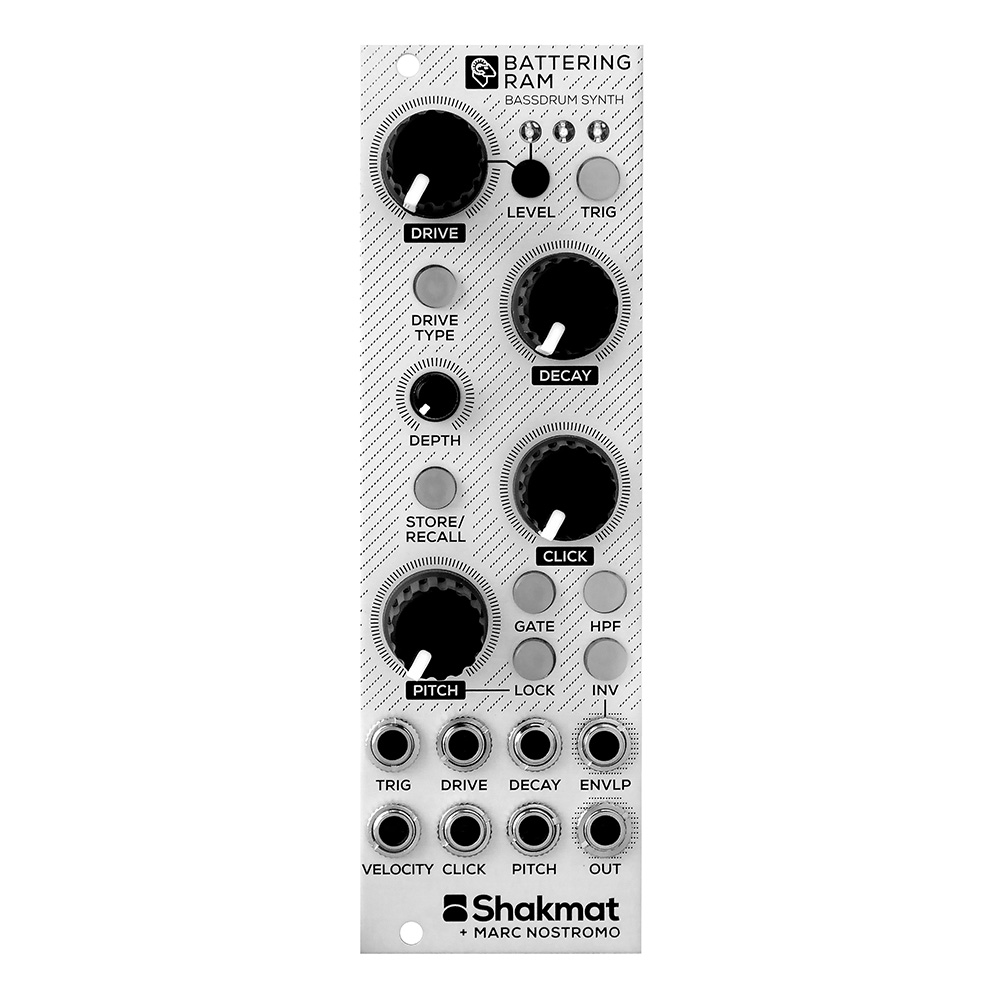 Shakmat Modular Battering Ram Eurorack Bass Drum Module