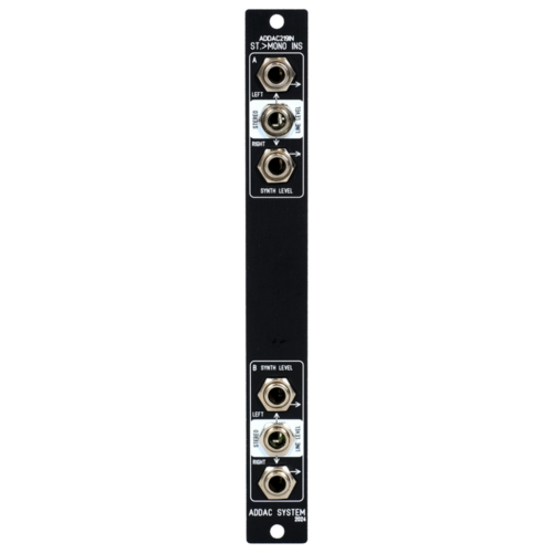 ADDAC 219IN Eurorack Stereo to Dual Mono Module