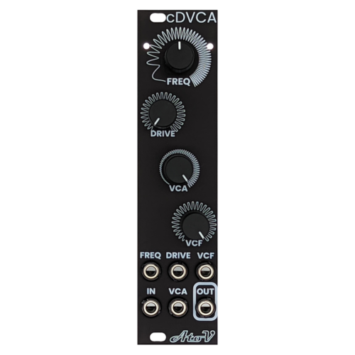 AtoVproject cDVCA Eurorack VCA Module (Black)