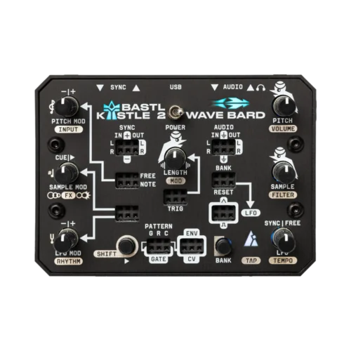 Bastl Instruments Kastle 2 Wave Bard Patchable Stereo Sample Player Device