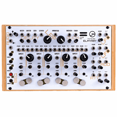 Neutral Labs Elmyra 2 Desktop Four Voice Hybrid Drone Synthesizer (White)