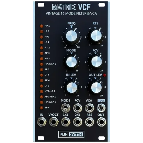 AJH Synth Matrix VCF Eurorack Multimode Filter Module (Black)