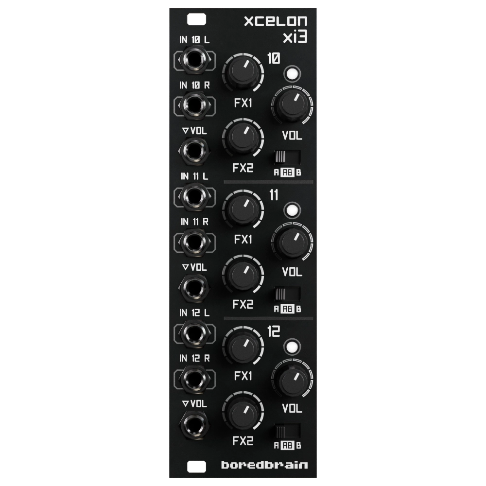 Boredbrain Xi3 Eurorack Mini Three Channel Mix Expander Module (Xcelon)