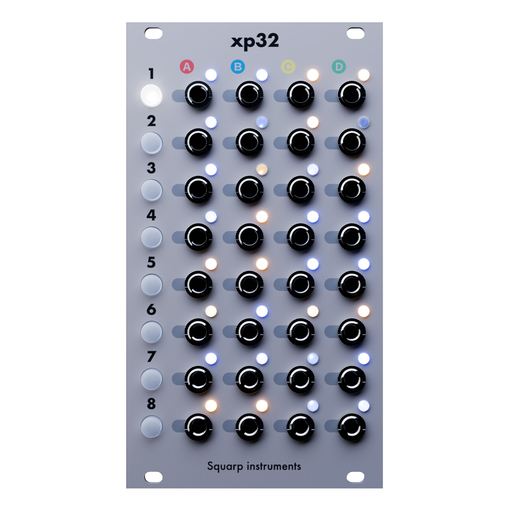 Squarp xp32 Hermod Expander Eurorack Module (Silver)