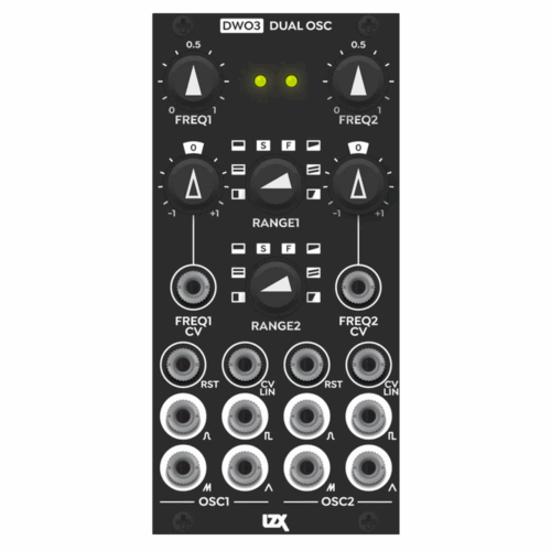 LZX Industries DWO3 Euroack Dual Video Oscillator Module