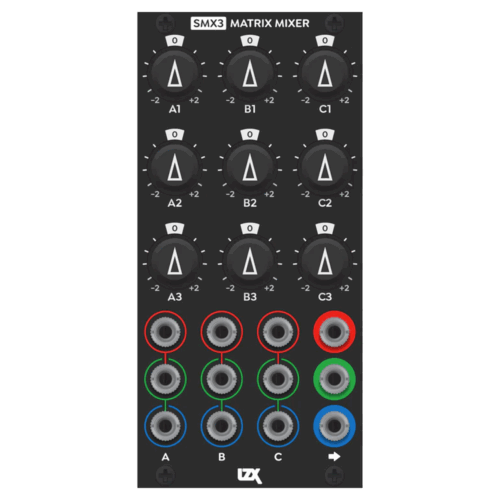 LZX Industries SMX3 Eurorack Visual Matrix Mixer Module