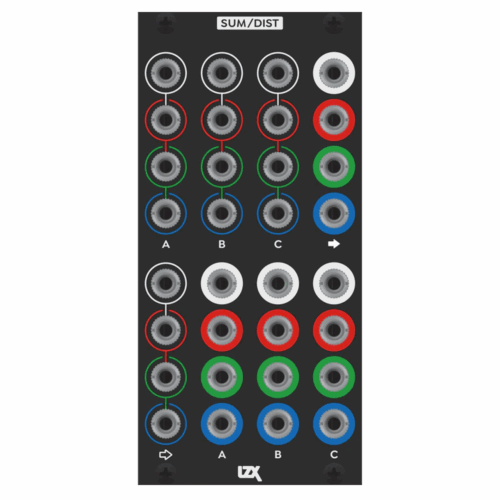 LZX Industries Sum/Dist Eurorack Visual Function Bank Module