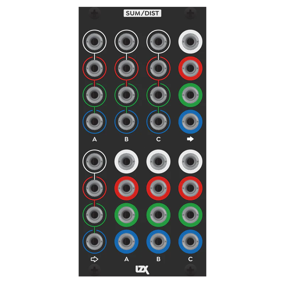 LZX Industries Sum/Dist Eurorack Visual Function Bank Module