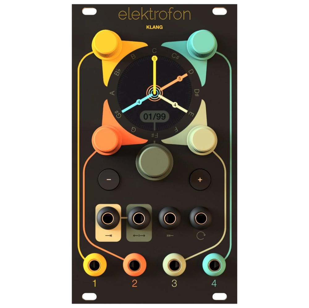 Elektrofon Klang Eurorack Quad Voice Polyphonic Controller Sequencer Module