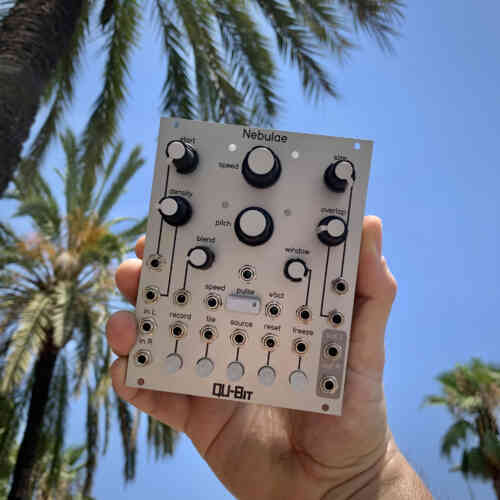 Qu-Bit Electronix Nebulae MK2 Eurorack Sampler Module (Silver) [Ex-Demo]