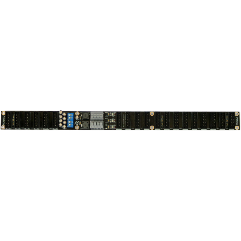 Konstant Lab Filtered Bus Power Distribution Board (Straight)