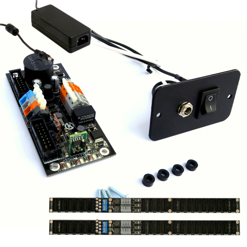 Konstant Lab BoardPWR Eurorack Power Supply Bundle with PSU and Bus Boards (Straight)