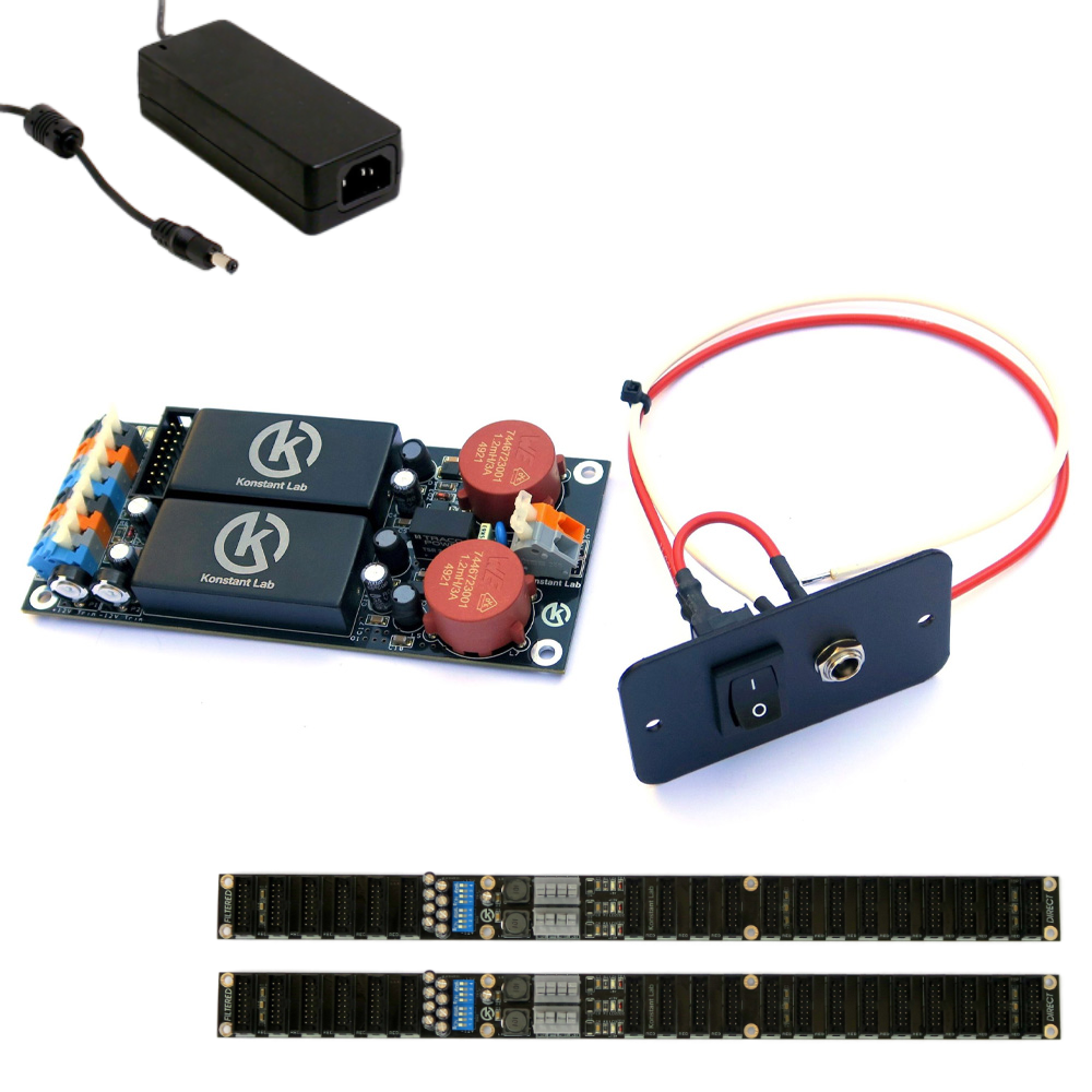 Konstant Lab SeventyPWR Eurorack Power Supply Bundle with PSU and Bus Boards (Straight)