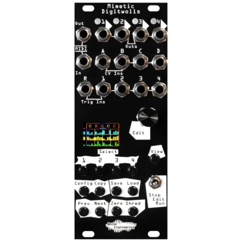 Noise Engineering Mimetic Digitwolis Eurorack Four Channel Configurable Sequencer Module