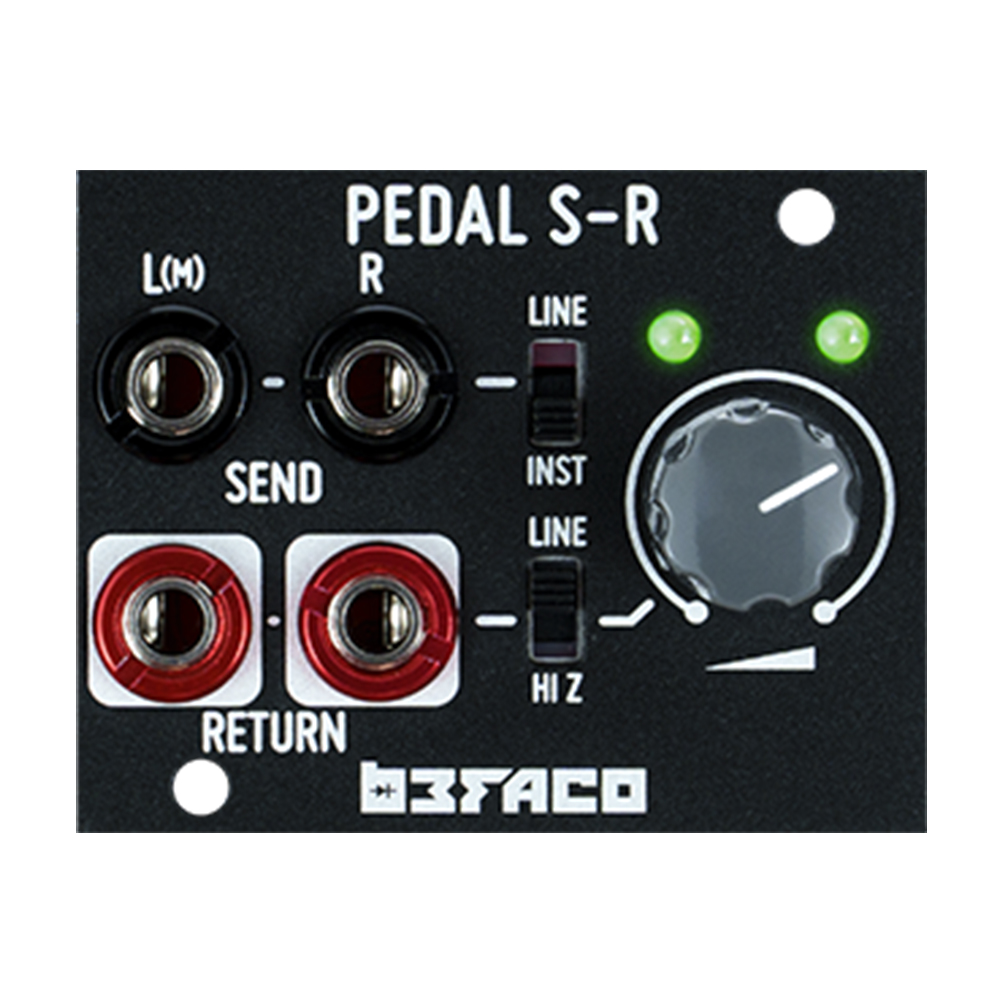Befaco 1U Pedal S-R Eurorack Interface Module